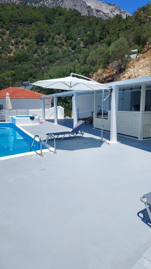 Blue Horizon Apartment Marathokampos Bagian luar foto