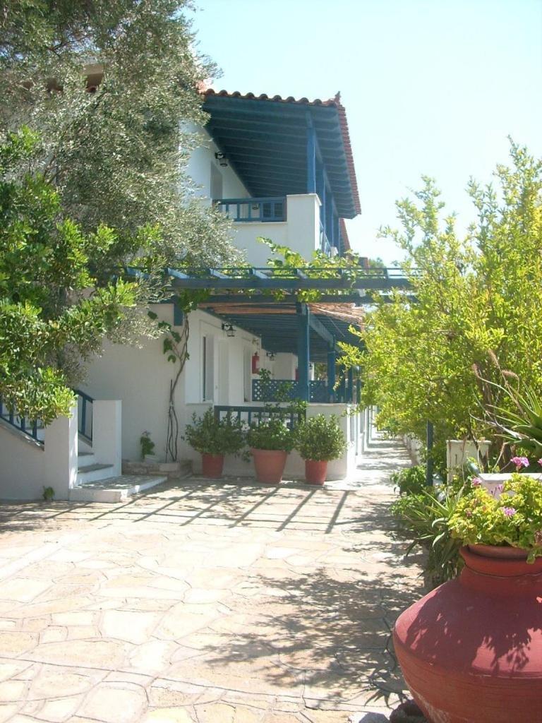 Blue Horizon Apartment Marathokampos Bagian luar foto
