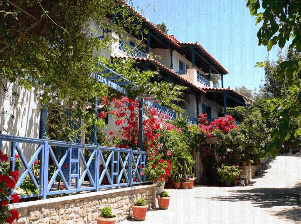 Blue Horizon Apartment Marathokampos Bagian luar foto