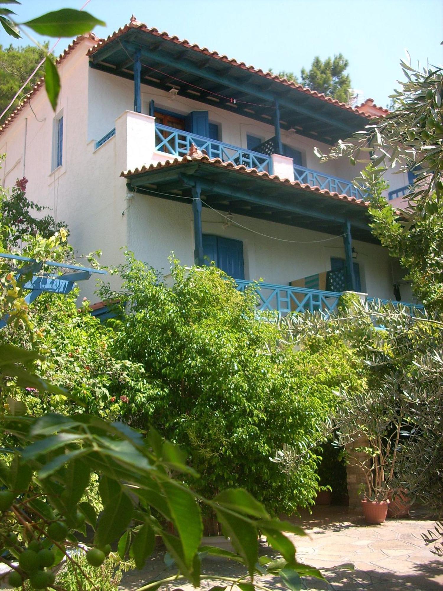 Blue Horizon Apartment Marathokampos Bagian luar foto