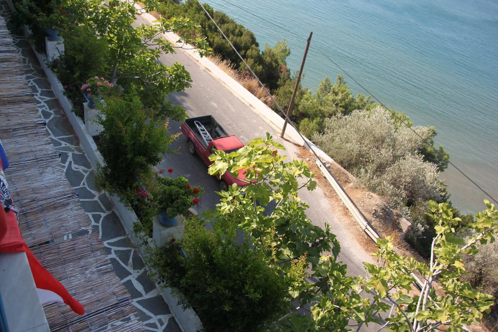Blue Horizon Apartment Marathokampos Bagian luar foto