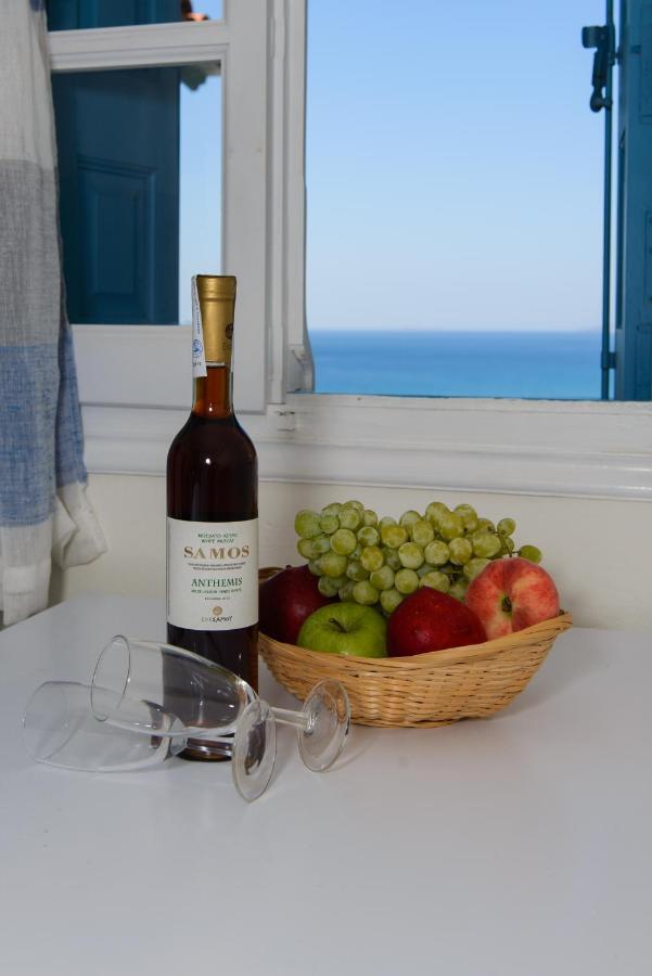 Blue Horizon Apartment Marathokampos Bagian luar foto